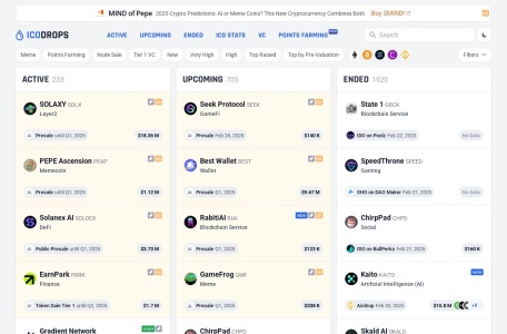 ICO Drops